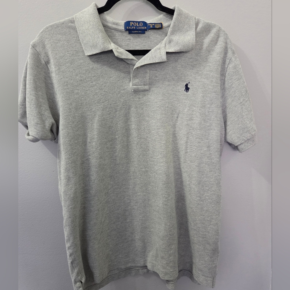 Ralph Lauren Light Gray Polo Shirt for Boys's